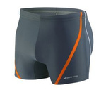 Badeboxer Serie Grau Orange