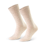 Damen Socken Serie Kunstwolle hellbeige