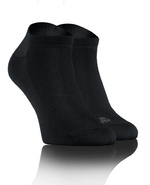 Sesto Senso Skarpetki Sneakers – Atmungsaktive Sportsocken aus Baumwolle, Air Control System, Anatomic Fit, Unisex, Schwarz, Ideal für Sport und Freizeit, Komfort und Haltbarkeit