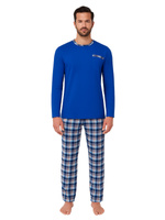 Herren Schlafanzug mit langen Ärmeln Jasiek 2576/26