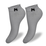 Füße mit Schleife 0859, Farbe Schwarz, Größe 37-41