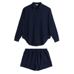 ECRU || marineblau || niebieski