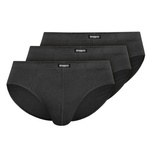 Henderson Herren Slipy Classic 3er Pack – Komfortable Baumwollunterwäsche, Anatomic Design, Versteckter Bund, Ohne Muster, Mehrfarbig (k124 | k123 | k122 | k121 | Grau), Basic Kollektion, Für Männer