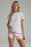 Kurzarm Schlafanzug Sundari Rosa