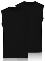 Ärmelloses Herrenunterhemd OTS1300 Schwarz