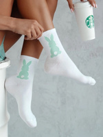 Damensocken Wzorzyste 200 Weiß