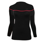 Sesto Senso Damen Thermo-Langarmshirt Dryarn CL36 – Atmungsaktive Funktionswäsche, Feuchtigkeitsableitend, Thermoregulierend, Ideal für Sport und Alltag, Schwarz