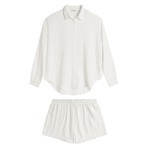 Damen Set Hlp-476 Ecru und Marineblau