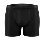 Sesto Senso Herren Baumwoll Boxershorts Cougar – Bequeme Sportliche Unterwäsche, 95% Baumwolle, Elastisch, Flache Nähte, Schwarz, Für Männer