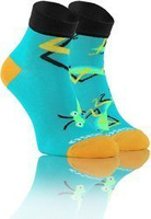 Sesto Senso Skarpetki Wzorowane – Finest Cotton, Bunte Muster mit Konik Polny, Komfortabel & Atmungsaktiv, Unisex, Kurze Länge, Vielseitig für Alltag & Elegante Outfits, Mehrfarbig, 90% Baumwolle