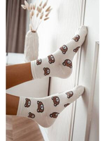 Damen-Teddybär-Kopfsocken