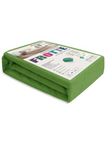 Sesto Senso Frottee Spannbettlaken – 100% Baumwolle, OEKO-TEX Zertifikat, Atmungsaktiv, Dunkelgrün, Für Alle Matratzengrößen, Mit Elastischem Rand, Komfortabel und Pflegeleicht, Unisex