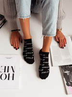 Damen Sneakersocken Serie Schwarz