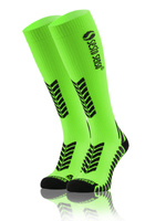 Sesto Senso Sportliche Kompressions-Kniestrümpfe – Atmungsaktiv, Schnelltrocknend, Flache Nähte, Poliamid-Elastan-Mix, Für Laufen und Sport, Unisex, Grün