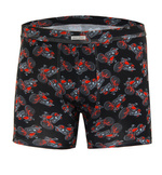 Sesto Senso Herren Boxershorts Funny 09 – Bequeme Unterwäsche aus 95% Baumwolle, Atmungsaktiv, Lange Beine, Bunte Muster, Komfortabel und Strapazierfähig, Mehrfarbig, 4er Pack, Ideal für Alltag und Freizeit