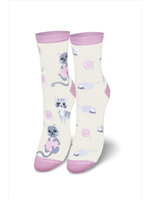 Damen-Socken Katzen und Mäuse