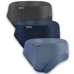 Sesto Senso Herren Slips 3er Pack – Antiallergische Baumwollunterwäsche, Sportlicher Schnitt, Komfort, Schwarz, Für Aktive Männer