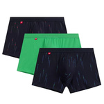 Herren-Boxershorts 3MH-210 Mehrfarbig