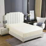 Spannbettlaken Satina Ecru