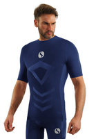 Kurzarmshirt Thermo Active Dunkelblau