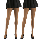 Blickdichte Strumpfhose Caldo Beige