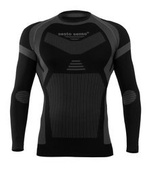Sesto Senso Herren Thermoaktive Langarmshirt – Atmungsaktiv, Antibakteriell, Poliamid-Elastan, Ideal für Wintersport, Grau, Sportliche Passform, Feuchtigkeitsableitend, Thermisch, Für Outdoor-Aktivitäten