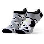 Sesto Senso Skarpetki Stopki Finest Cotton – Bequeme Baumwollsocken mit Panda-Muster, Atmungsaktiv, Unisex, Vielseitig, Bunt, Ideal für Alltag und Sport, Doppelte Designs, Weiche Nähte, 1 Paar
