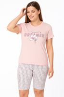 Damen-Pyjama "Super Dreamer" mit 3/4-Hose