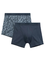 Atlantic Herren Boxershorts Set – Komfortable Baumwollunterwäsche, Atmungsaktiv, Sportlicher Stil, 2er Pack, Denim Blau & Grau, Langer Schnitt, Herbst/Winter 2025 Kollektion